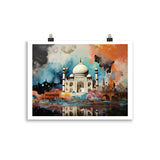 Le Taj Mahah - poster paysage