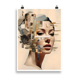 Faded - poster portrait art abstrait