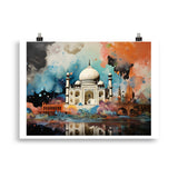 Le Taj Mahah - poster paysage