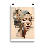 Faded - poster portrait art abstrait