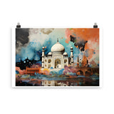 Le Taj Mahah - poster paysage