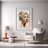 Faded - poster portrait art abstrait