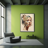 Faded - poster portrait art abstrait