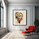 Faded - poster portrait art abstrait